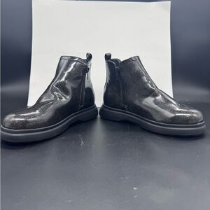 DV Dolce Vita Girl's Cole Sparkle Black Ankle Boot NWOB SZ5